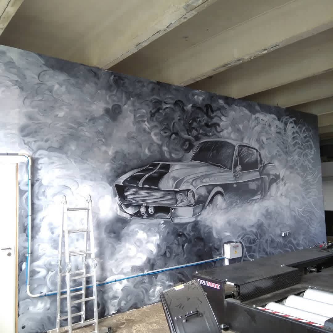 Seinamaal auto- LM Atelier