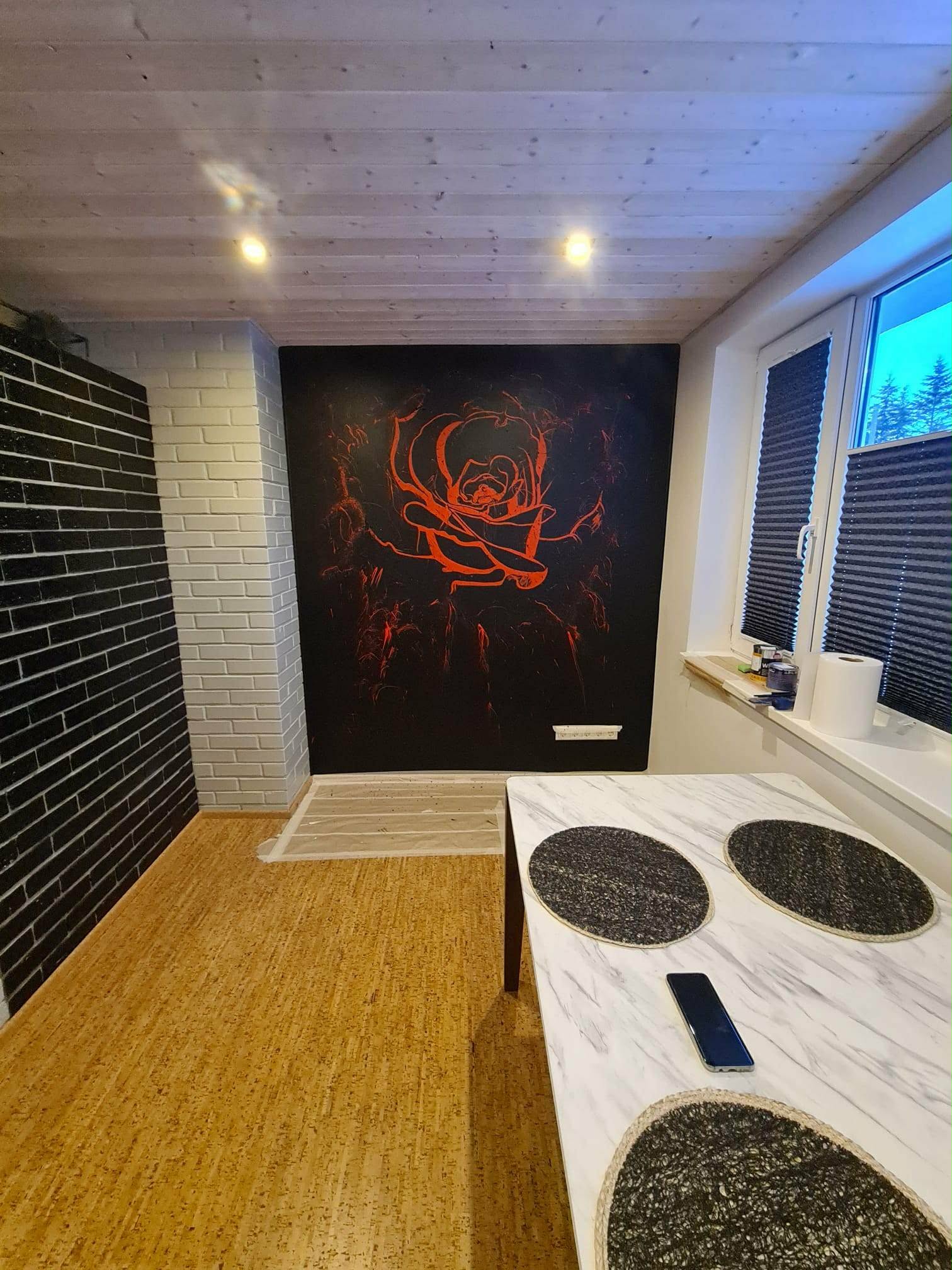 Seinamaal roos- LM Atelier